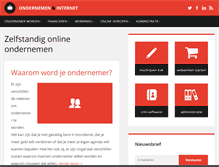 Tablet Screenshot of ondernemeneninternet.nl